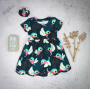 Ebook patron robe enfant Curved Dress Schneiderline, avec format vidéoprojecteur, en allemand