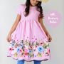 Ebook patron robe enfant Curved Dress Schneiderline, avec format vidéoprojecteur, en allemand