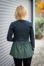 Ebook patron sweat-shirt femme Flouncy Schneiderline, format A4/A0, en allemand