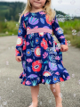 Ebook patron robe enfant Lace Dress Schneiderline, vidéoprojecteur, en allemand