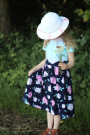 Ebook patron jupe fille Vintage Schneiderline, en allemand