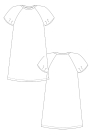 Patron robe / t-shirt femme pdf Laisa Schnittchen Patterns, en allemand & en anglais