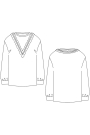 E-book Schnittchen Patterns Dames Shirt Catrin, Duits & Engels