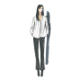 E-Book Schnittmuster Berlin - Bluse Lilly, duits