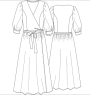E-Book Schnittmuster Berlin - Wickelkleid Tessa