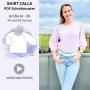 E-book Sew4Me Dames Shirt Calla, Duits