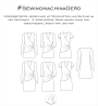 E-book Sewingmachina Faux-Wrap Dress Gerd, Duits