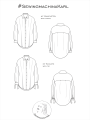 E-Book Sewingmachina Oversize Blouse Karl, Duits