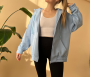 Patron veste sweat femme pdf Henri Sewingmachina, en allemand & en anglais
