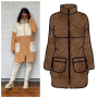 E-Book Simi-Jo Damen Oversize Zipper Cardigan