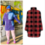 E-Book Simi-Jo Damen Oversize Zipper Cardigan