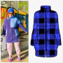 E-Book Simi-Jo Damen Oversize Zipper Cardigan