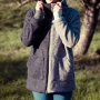 E-Book Simi-Jo Damen Oversize Zipper Cardigan