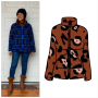 E-Book Simi-Jo Damen Oversize Zipper Cardigan