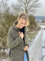 E-Book Simi-Jo Damen Oversize Zipper Cardigan