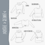 Patron sweat-shirt / pullover enfant pdf Selma Snygges, en allemand