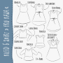 Patron robe & t-shirt femme pdf Fru Kaja Snygges, en allemand