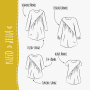 Patron robe enfant pdf Jella Snygges, en allemand