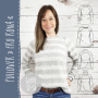 E-book Snygges Pullover Fru Runa, Duits