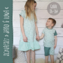 Patron chemise de nuit / pyjama enfant pdf Jaro & Luna Snygges, en allemand