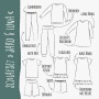 Patron chemise de nuit / pyjama enfant pdf Jaro & Luna Snygges, en allemand