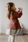 Patron tricot cardigan enfant pdf Edla Kofte Appelbanne Design, en allemand