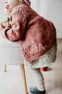Patron tricot cardigan enfant pdf Edla Kofte Appelbanne Design, en allemand