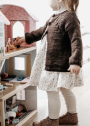 Patron tricot cardigan enfant pdf Edla Volang Appelbanne Design, en allemand