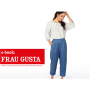 E-Book Studio Schnittreif Frau Gusta - Hose im egg-shape mit Falten am Gummibund, german