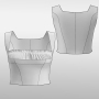 Patron corset costume traditionnel femme pdf Anni TINAlisa, en allemand