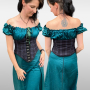 Patron blouse dirndl costume traditionnel femme pdf Carmelina TINAlisa, en allemand