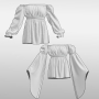 Patron blouse dirndl costume traditionnel femme pdf Carmelina TINAlisa, en allemand