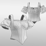 Patron corset costume traditionnel femme pdf Esmeralda TINAlisa, en allemand