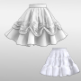 Patron jupe costume traditionnel femme pdf Belle TINAlisa, en allemand