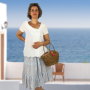 E-book TOSCAminni Schnittmanufaktur Dames Blouse Janina, Duits