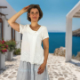 E-book TOSCAminni Schnittmanufaktur Dames Blouse Janina, Duits