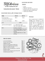 Patron robe femme pdf Chichi TOSCAminni Schnittmanufaktur, en francais