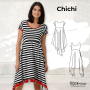 Patron robe femme pdf Chichi TOSCAminni Schnittmanufaktur, en francais