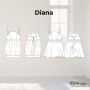 Patron robe femme pdf Diana TOSCAminni Schnittmanufaktur, en francais