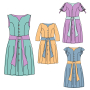 E-book TOSCAminni Schnittmanufaktur Damenkleid Monika, Duits