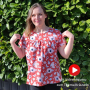E-book TOSCAminni Schnittmanufaktur Dames Shirt Leonie Maxi, Duits