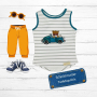 Patron top tank enfant pdf Kris TOSCAminni Schnittmanufaktur, en allemand