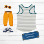 Patron top tank enfant pdf Kris TOSCAminni Schnittmanufaktur, en allemand