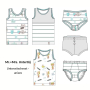 Patron sous-vêtements fille & garçon pdf Mr. & Mrs. Undertöj TOSCAminni Schnittmanufaktur, en allema