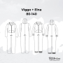 Patron overall enfant pdf Vigo + Elna TOSCAminni Schnittmanufaktur, en allemand