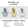 Patron sweat-shirt léger enfant unisex pdf Fabio + Ivy TOSCAminni Schnittmanufaktur, en allemand