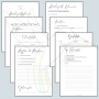 Ebook patron planificateur de mariage Unikati, en allemand