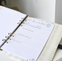 Ebook patron Agenda de liaison de bébé Unikati, en allemand
