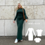 Patron robe / t-shirt femme pdf vintageBambi, en allemand