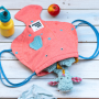 E-book von Lange Hand Turnbeutel Rucksack Scholle, Duits